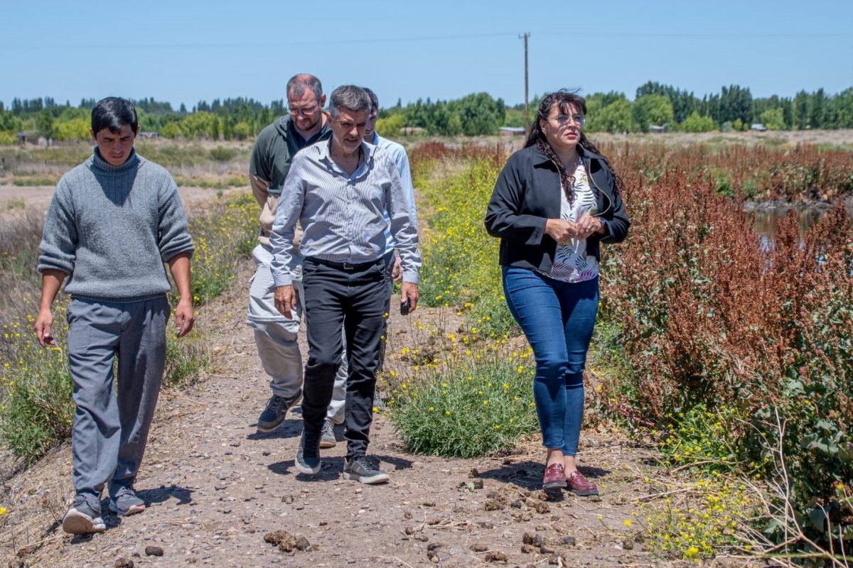 La Subsecretaría de Recursos Hídricos impulsa mejoras en el vertido de efluentes cloacales en Picún Leufú