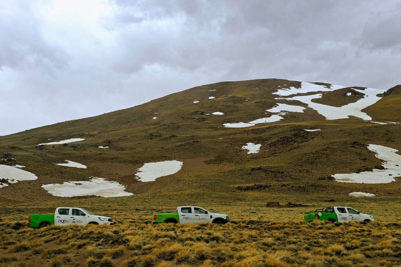 Recursos Hídricos participó de una inspección en el sitio termal Aguas Calientes, en el marco del Plan de Manejo del ANP Domuyo