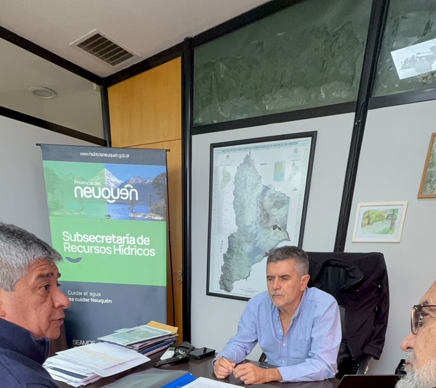 Recursos Hídricos firmó un convenio para la ejecución de un pozo de agua en Las Lajas